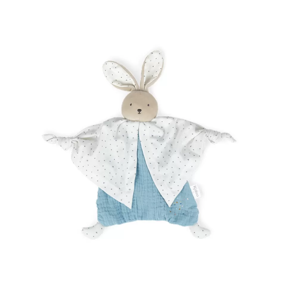 Kaloo Doudou Bleu^Doudou Coton Bio Lapin Bleu