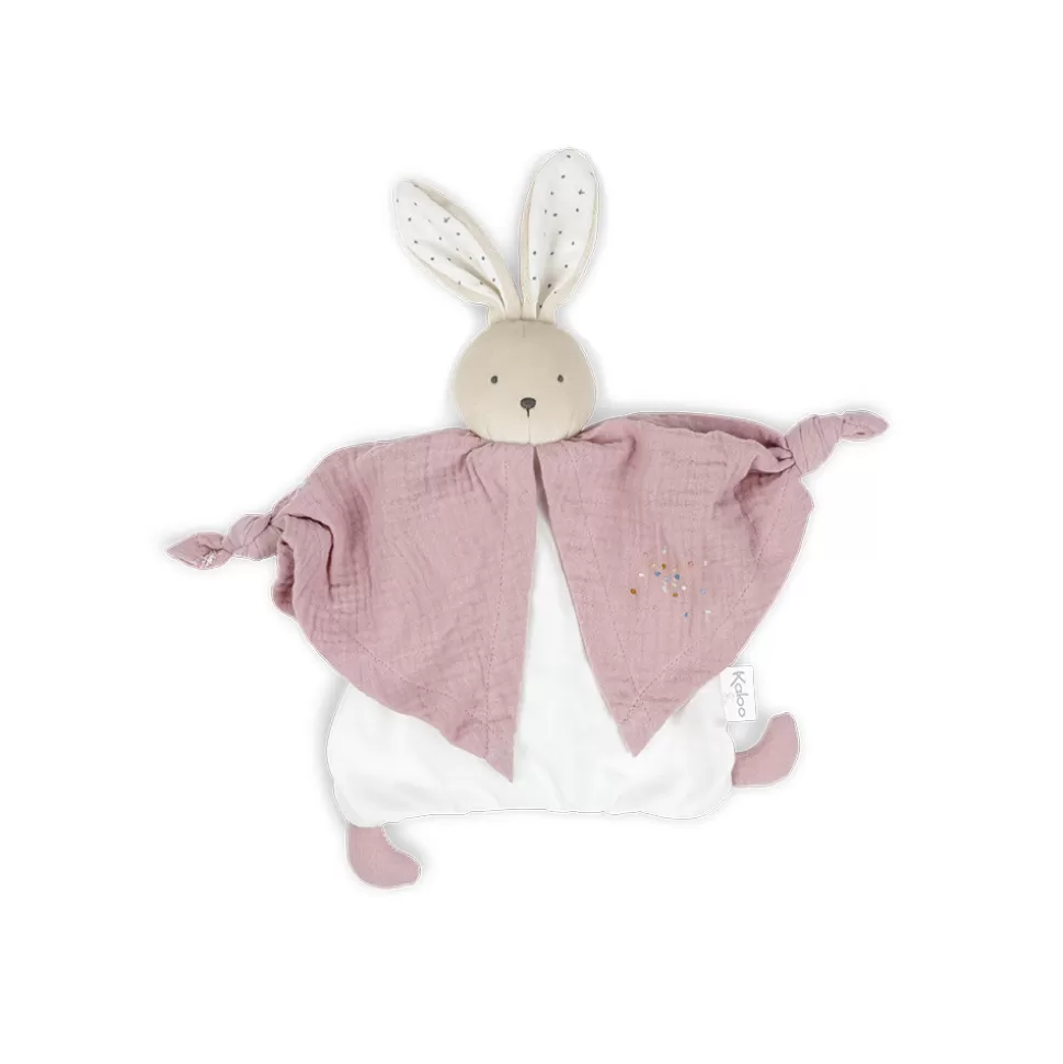 Kaloo Doudou Rose^Doudou Coton Bio Lapin Rose