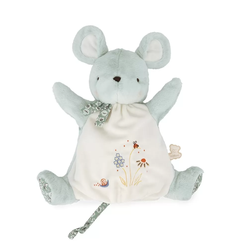 Kaloo Doudou Souris^Doudou Marionnette Souris Verte