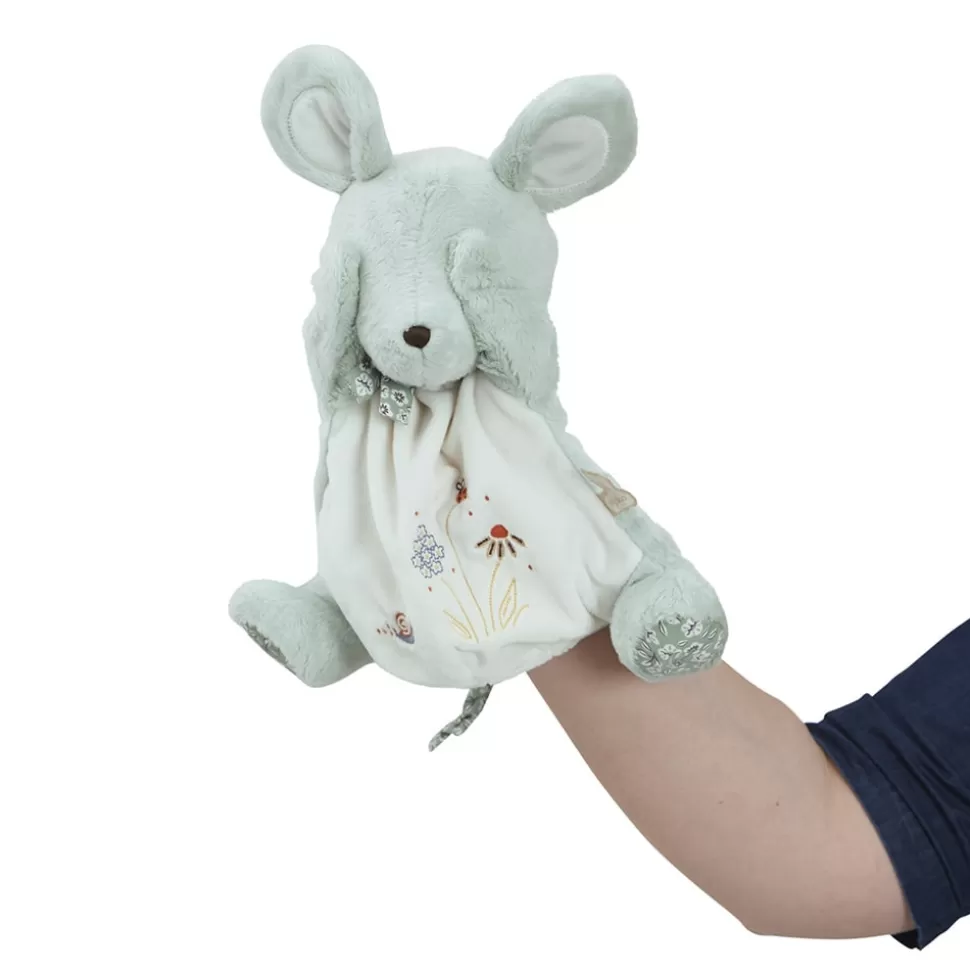 Kaloo Doudou Souris^Doudou Marionnette Souris Verte