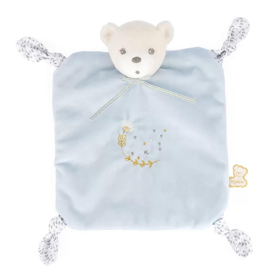 Kaloo Doudou Bleu^Doudou Ourson 4 Noeuds Bleu