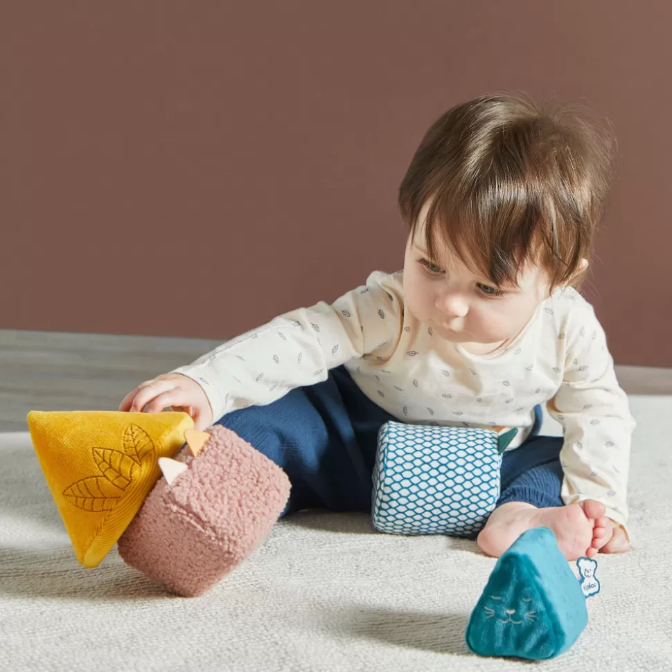 Kaloo Jouets D'Éveil^Formes Sonores Evolutives Pour Bébé (Set De 4)