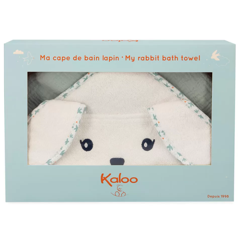 Kaloo Linge^Ma Cape De Bain Lapin Colombe