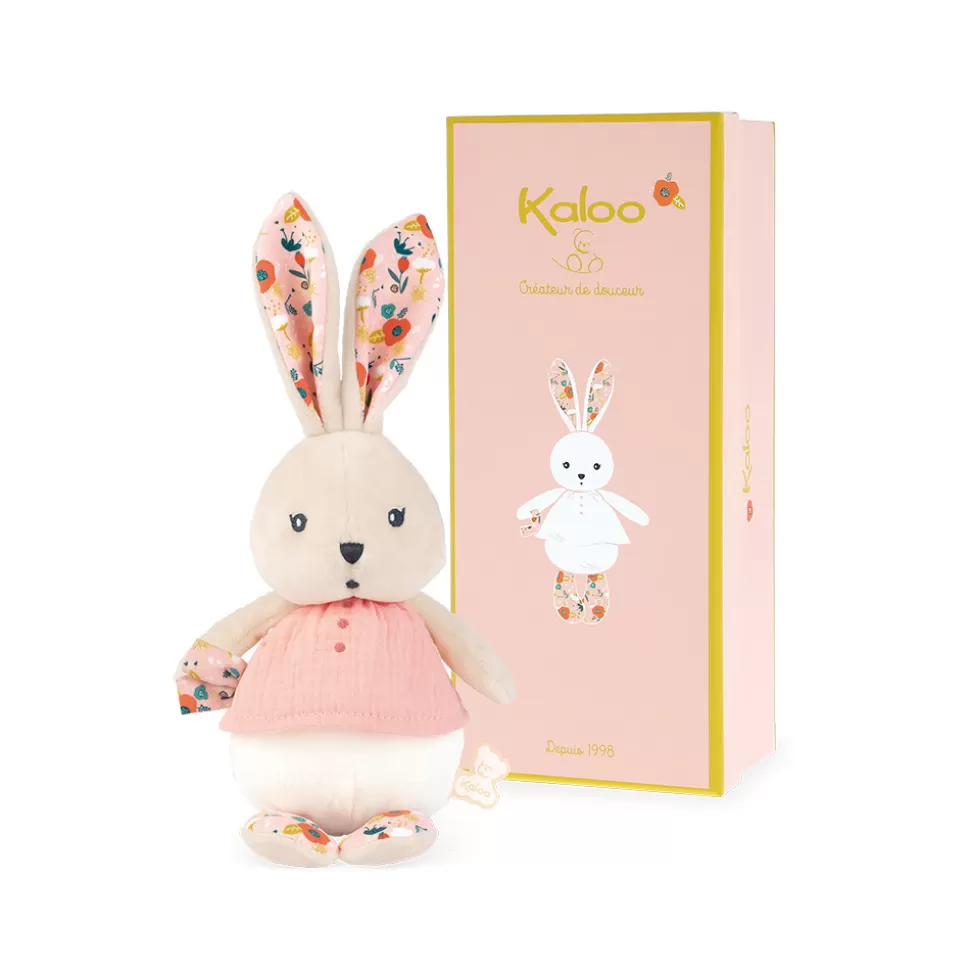 Kaloo Peluche Rose^Peluche Lapin Rose Coquelicot