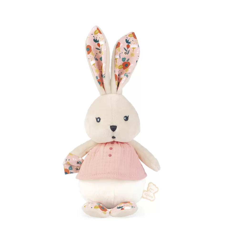 Kaloo Peluche Rose^Peluche Lapin Rose Coquelicot